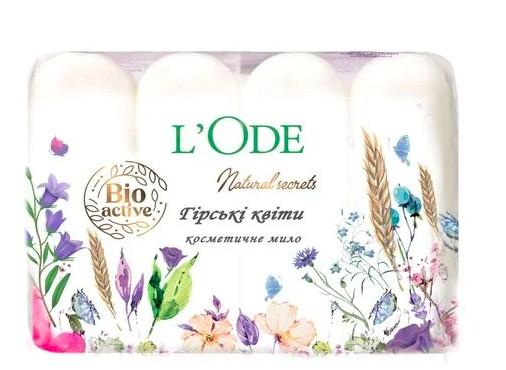 L'Ode мило туалетне Гірські квіти 4шт*60г